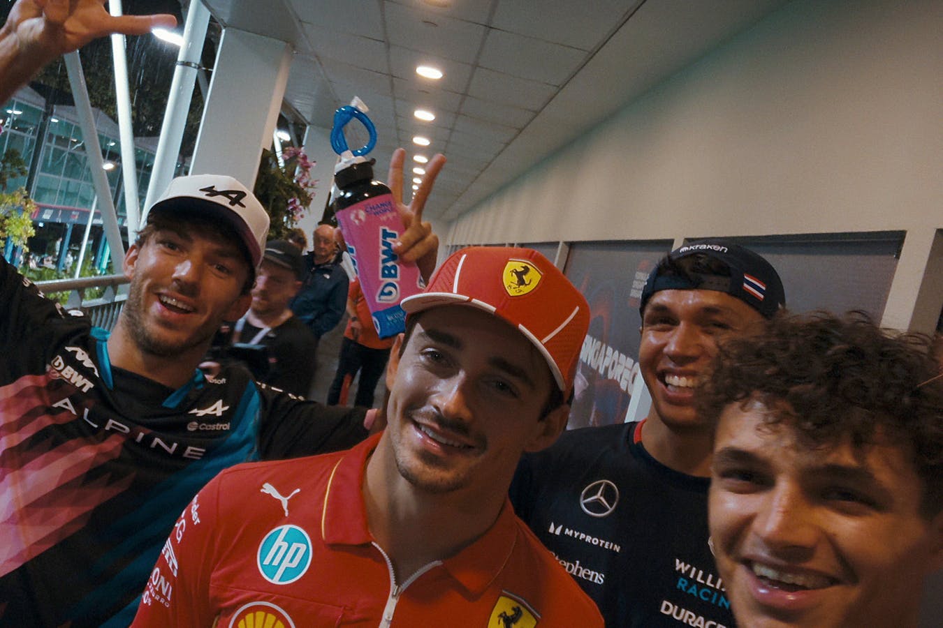 F1 drivers at the Singapore GP
